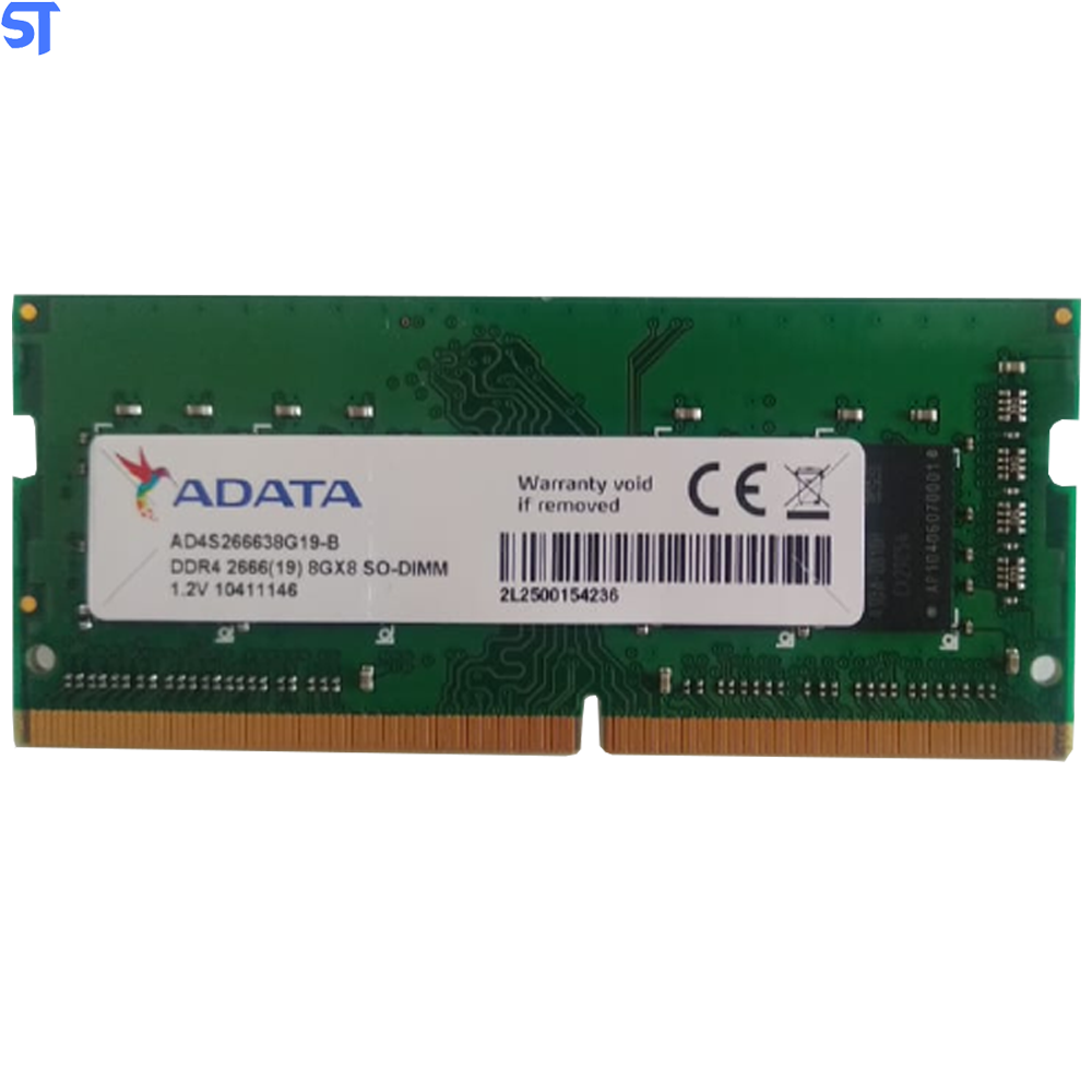 Memoria Ram Notebook Ddr4 8Gb Pc4 Adata 2666 Mhz AD4S266638G19-B
